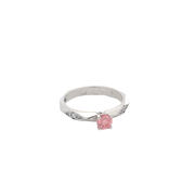 Годежен пръстен с розов диамант