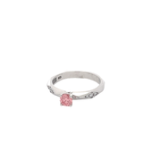 Годежен пръстен с розов диамант