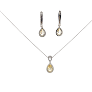 Комплект с Топази и диаманти