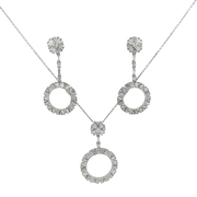 Колие и Обеци с диаманти