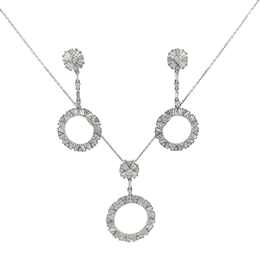 Колие и Обеци с диаманти