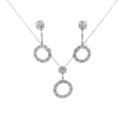 Колие и Обеци с диаманти