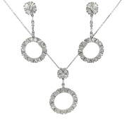 Колие и Обеци с диаманти