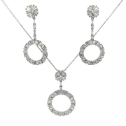 Колие и Обеци с диаманти