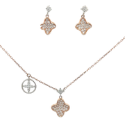 Колие и Обеци с диаманти