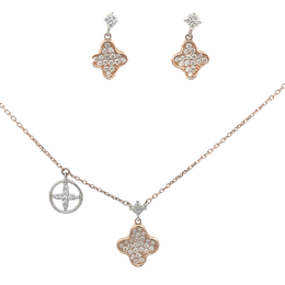 Колие и Обеци с диаманти