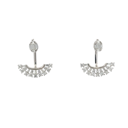 Обеци с диаманти