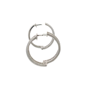 Обеци с диаманти