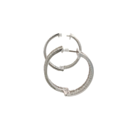 Обеци с диаманти