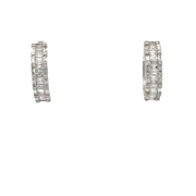 Обеци с диаманти