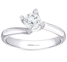 Годежен пръстен с диамант модел Classic