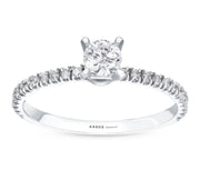 Годежен пръстен с диаманти модел Classic