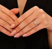 Годежен пръстен с диаманти модел Classic