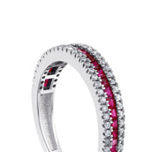 Диамантен пръстен Рубин Princess
