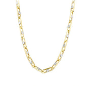 Мъжко колие с бяло злато