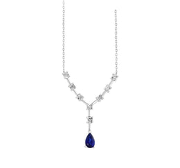 Диамантено колие със Сапфир