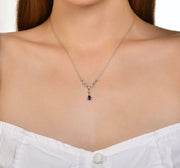 Диамантено колие със Сапфир