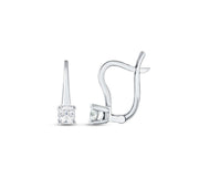 Диамантени обеци висулка Класика