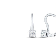 Диамантени обеци висулка Класика