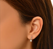 Диамантени обеци висулка Класика