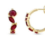 Обеци с Рубини