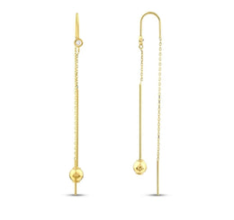 Златни обеци висулка 