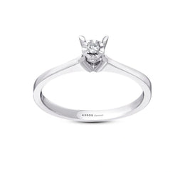 Годежен пръстен с диамант Classic