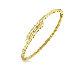 Златна гривна Snake