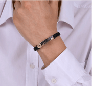 Мъжка златна гривна лъвска глава