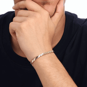 Мъжка златна гривна верига