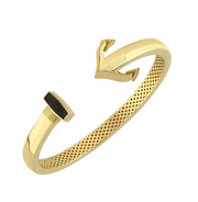 Мъжка златна гривна Котва