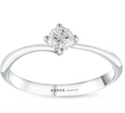 Годежен пръстен с диамант Classic