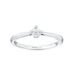 Годежен пръстен с диамант Classic