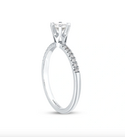 Годежен пръстен с диаманти модел Princess