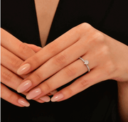 Годежен пръстен с диаманти модел Princess