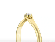 Годежен пръстен с диамант