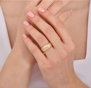 Брачни халки, злато 14 К, 8 мм