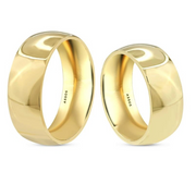 Брачни халки, злато 14 К, 8 мм